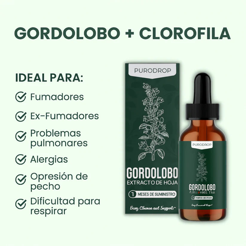Fórmula Natural Limpia Pulmones MULLEIN, en gotas - ENVÍO GRATIS