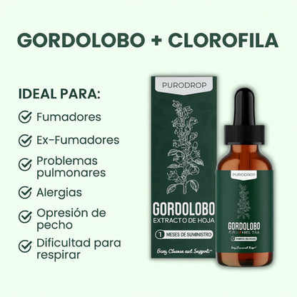 Fórmula Natural Limpia Pulmones MULLEIN, en gotas - ENVÍO GRATIS
