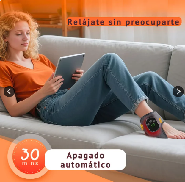 TOBILLERA TÉRMICA Masajeador de pies inalámbrico con calor - ENVÍO GRATIS