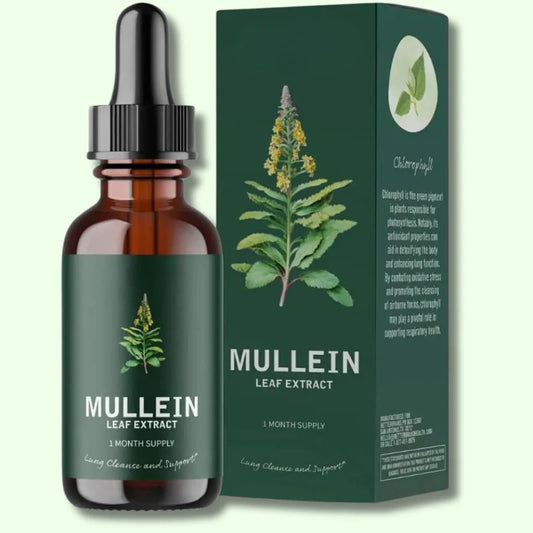 Fórmula Natural Limpia Pulmones MULLEIN, en gotas - ENVÍO GRATIS