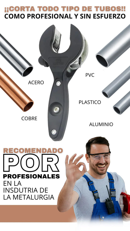 JUEGO DE CORTATUBOS CON TRINQUETE DE 3 PIEZAS - ENVÍO GRATIS