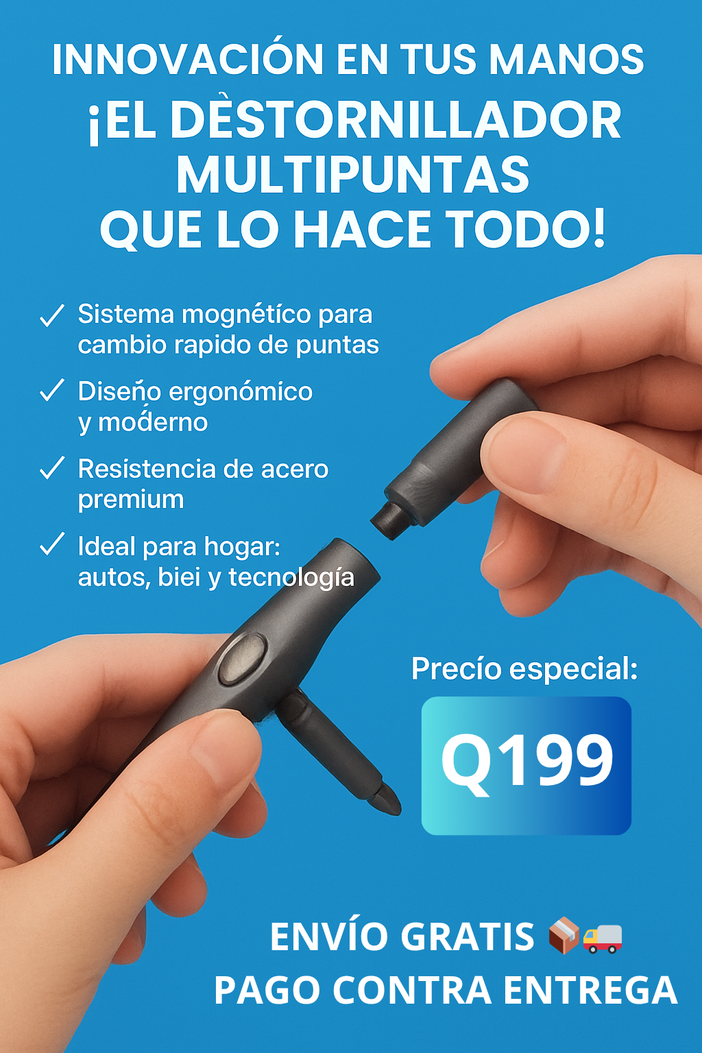 🧰 DESTORNILLADOR MULTIFUNCIONAL 24 en 1 de Precisión Profesional - ENVÍO GRATIS