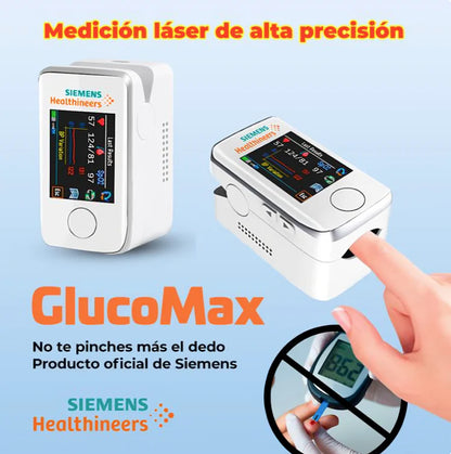 GLUCOMAX Medidor de glucosa láser indoloro - ENVÍO GRATIS